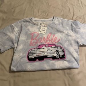 Barbie Tie Dye Short Sleeve T Shirt Top T-Shirt Size 14-16 XL NWT